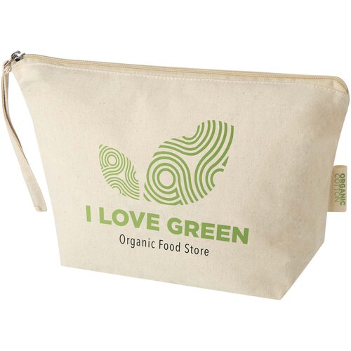 Orissa 180 g/m² große Kosmetiktasche aus Bio-Baumwolle 3L
