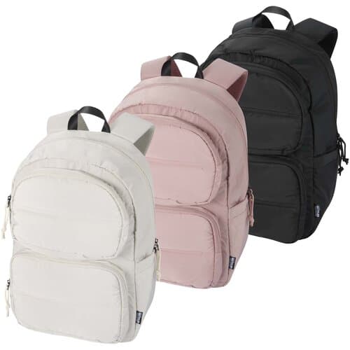 Puffer 15,6" GRS recycelter Laptoprucksack 18L