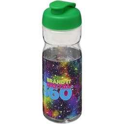 H2O Active® Base 650 ml Sportflasche mit Klappdeckel – Bild 2