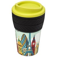 Brite-Americano® 350 ml Isolierbecher mit Schutzring Reifen-Design