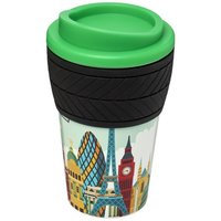 Brite-Americano® 350 ml Isolierbecher mit Schutzring Reifen-Design