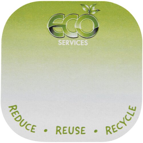 Sticky-Mate® recycelte Haftnotizen mit runden Ecken