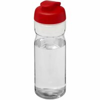transparent klar  /  rot