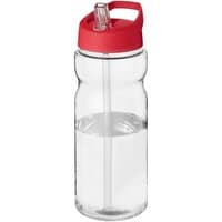transparent klar  /  rot