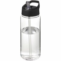 transparent klar  /  schwarz