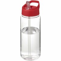 transparent klar  /  rot
