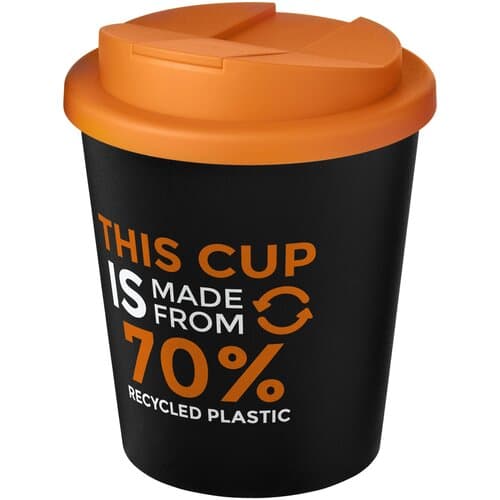 Americano® Espresso Eco 250 ml recycelter Isolierbecher mit auslaufsicherem Deckel