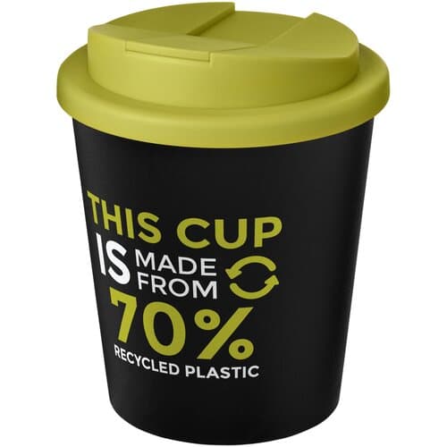 Americano® Espresso Eco 250 ml recycelter Isolierbecher mit auslaufsicherem Deckel