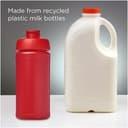 Baseline 500 ml recycelte Sportflasche mit Klappdeckel