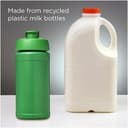 Baseline 500 ml recycelte Sportflasche mit Klappdeckel