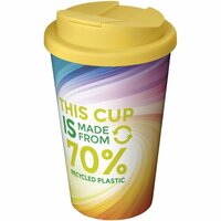 Brite-Americano® Eco 350 ml Isolierbecher mit auslaufsicherem Deckel