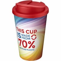 BriteAmericano Eco 350 ml Isolierbecher mit auslaufsicherem Deckel