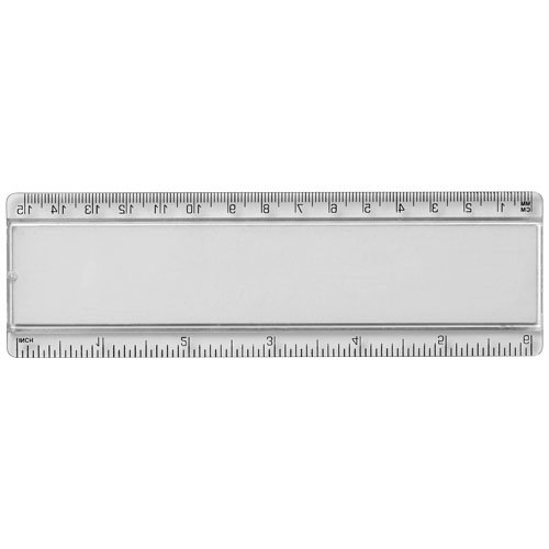 Ellison 15 cm Kunststofflineal mit Papiereinlage
