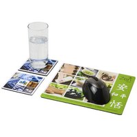 QMat Mousepad und UntersetzerSet 3