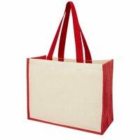 Varai 320 gm Canvas und Jute Einkaufstasche 23L