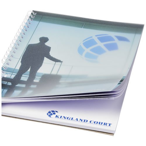 Desk-Mate® A5 Notizbuch mit Kunststoff Cover und Spiralbindung