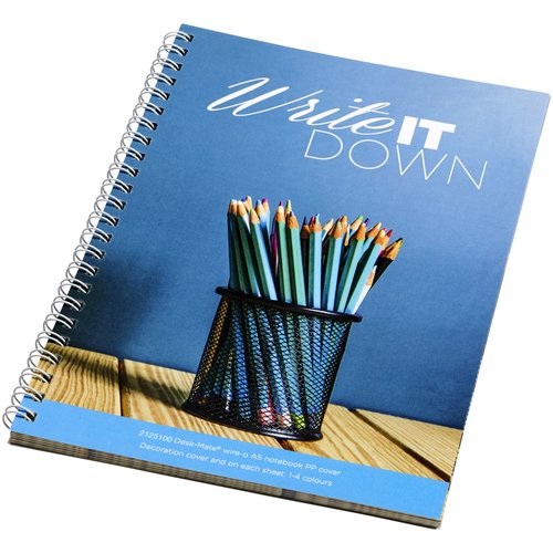 Desk-Mate® A5 Notizbuch mit Spiralbindung