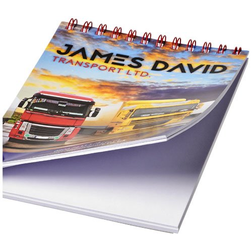 Desk-Mate® A6 Notizbuch mit Spiralbindung