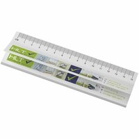 StickyMate Haftnotizen mit gedrucktem 15 cm Lineal aus recyceltem Material