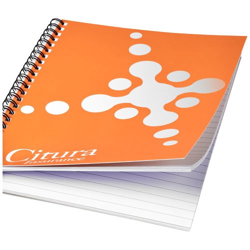 Desk-Mate® A5 Notizbuch mit Kunststoff Cover und Spiralbindung