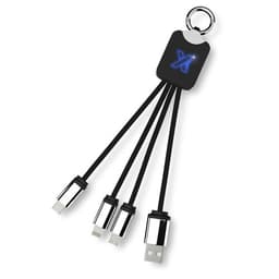 SCX.design C15 Quatro Ladekabel mit Leuchtlogo – Bild 1