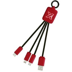 SCX.design C15 Quatro Ladekabel mit Leuchtlogo – Bild 1
