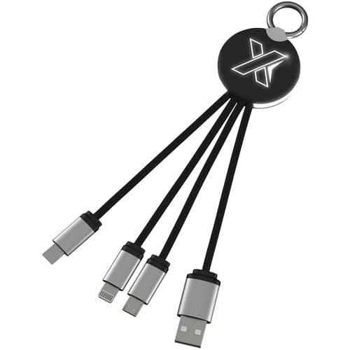 SCX.design C16 Kabel mit Leuchtlogo