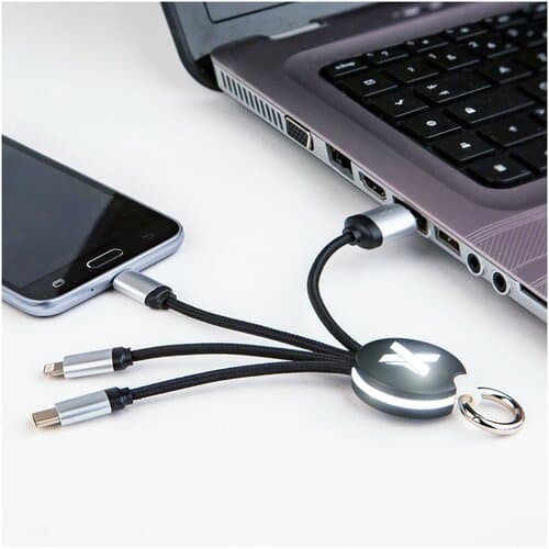 SCX.design C16 Kabel mit Leuchtlogo