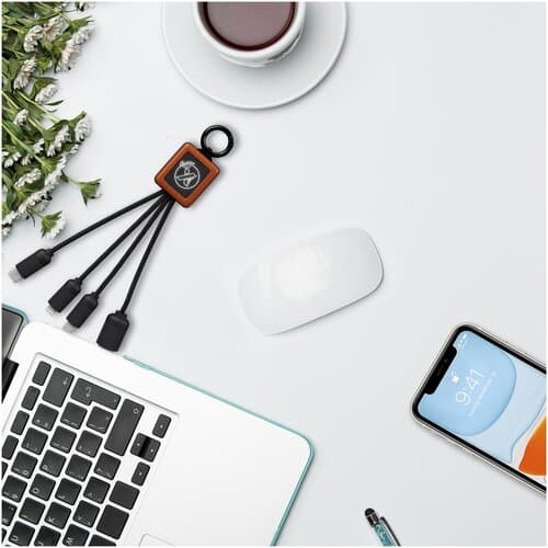 SCX.design C19 20W Easy to Use Kabel aus Holz mit Leuchtlogo