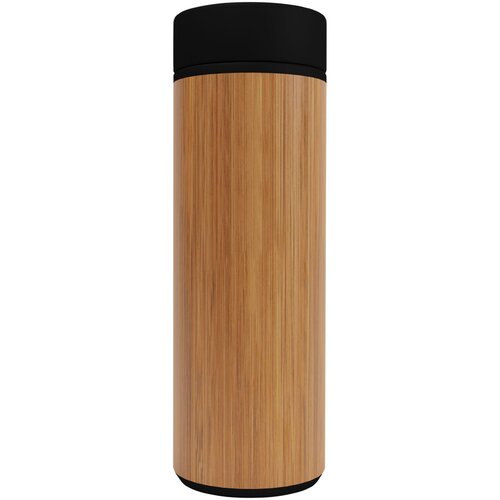 SCX.design D11 500 ml Smart Flasche  aus Bambus mit Leuchtlogo
