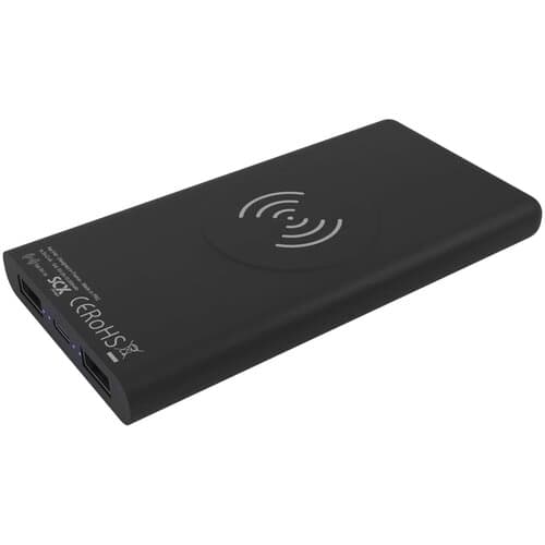 SCX.design P40 10.000 mAh kabellose Powerbank mit Leuchtlogo