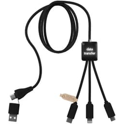 SCX.design C45 5-in-1 rPET-Ladekabel mit Datentransfer – Bild 3