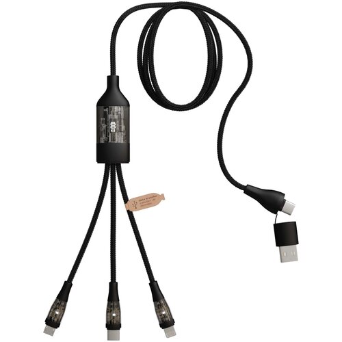 SCX.design C50 100 W/5 A 5-in-1 Schnellladekabel mit Digitalanzeige