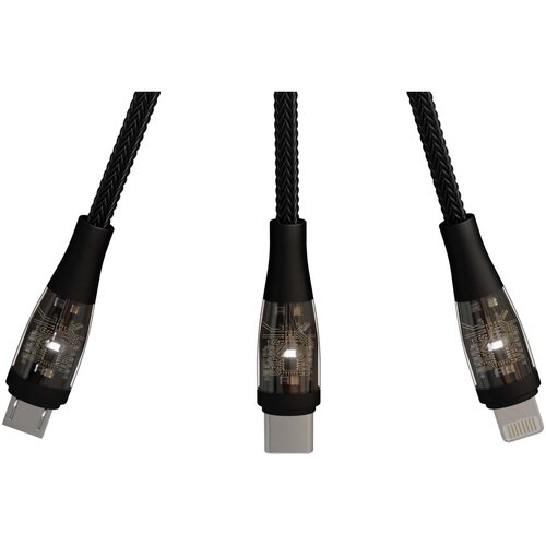 SCX.design C50 100 W/5 A 5-in-1 Schnellladekabel mit Digitalanzeige