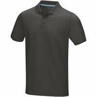 Graphite Poloshirt aus BioBaumwolle für Herren