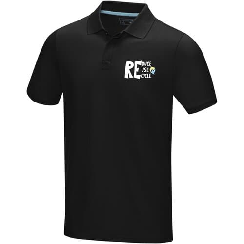 Graphite Poloshirt aus Bio-Baumwolle für Herren