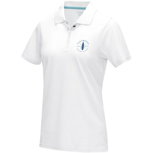 Graphite Poloshirt aus Bio-Baumwolle für Damen