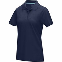 Graphite Poloshirt aus BioBaumwolle für Damen