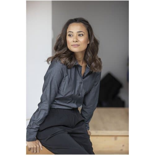 Cuprite Langarm Shirt aus Bio-Baumwolle für Damen