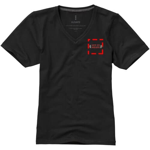 Kawartha T-Shirt für Damen mit V-Ausschnitt