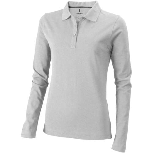 Calgary 200 g/m² Langarm Poloshirt für Damen