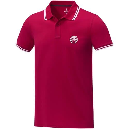 Amarago 200 g/m² Polo mit abgesetztem Rand für Herren