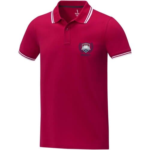 Amarago 200 g/m² Polo mit abgesetztem Rand für Herren