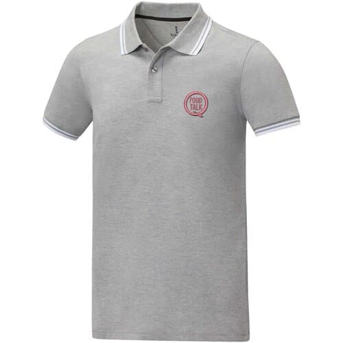Amarago 200 g/m² Polo mit abgesetztem Rand für Herren