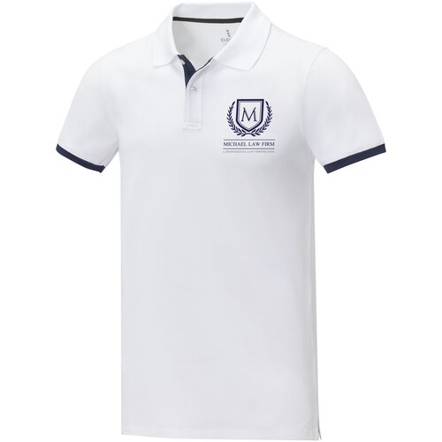 Morgan Polo für Herren, zweifarbig