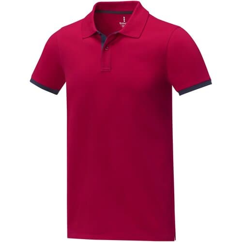 Morgan 200 g/m² Polo für Herren, zweifarbig