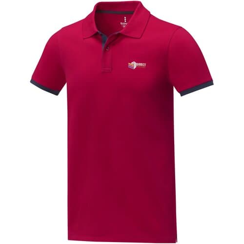 Morgan 200 g/m² Polo für Herren, zweifarbig