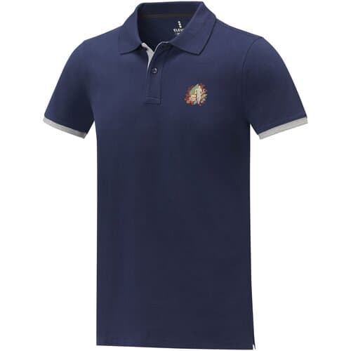 Morgan 200 g/m² Polo für Herren, zweifarbig