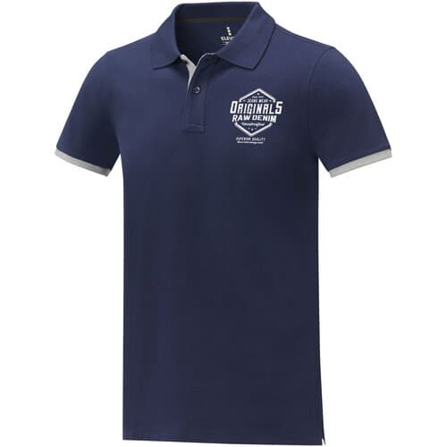 Morgan 200 g/m² Polo für Herren, zweifarbig