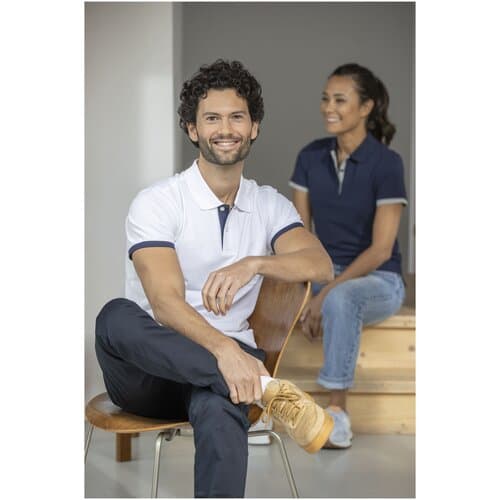 Morgan 200 g/m² Polo für Herren, zweifarbig